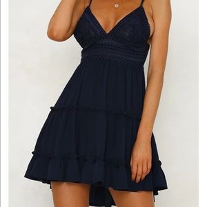 navy dress